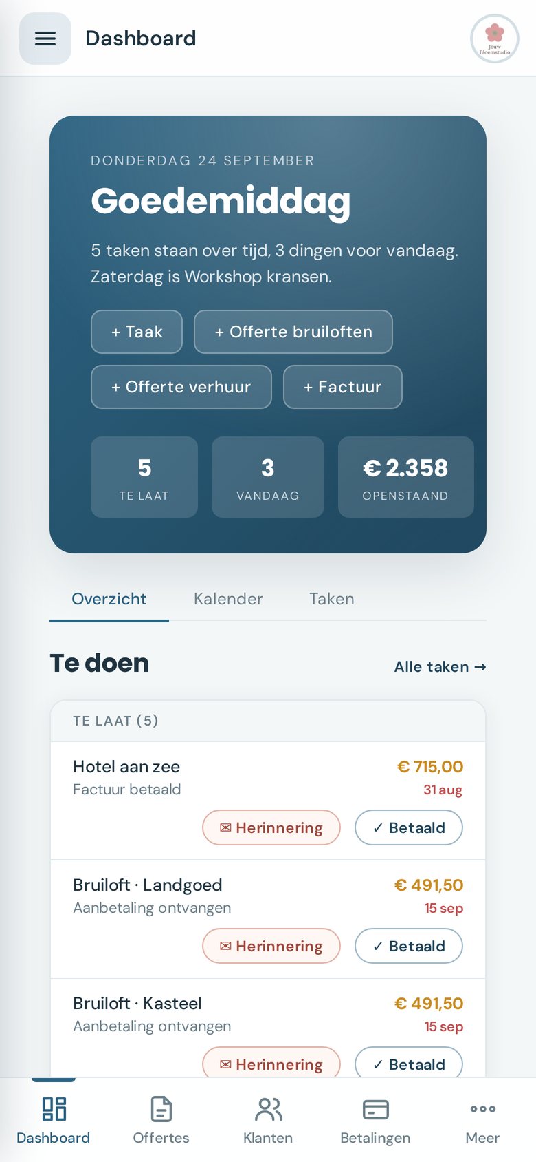 UniqueFlow op je telefoon